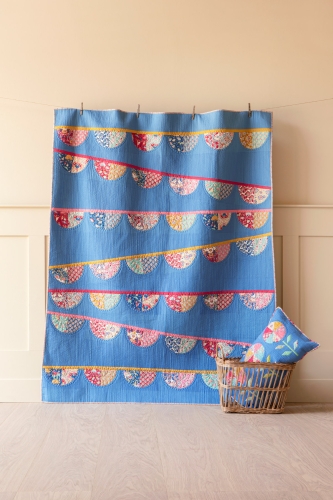 Tilda Patchwork Stoff Baumwolle - Jubilee - Autumn Bouquet Teal